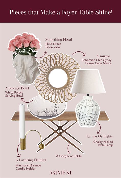 Foyer Table Elements and how to Style Them – The Artment