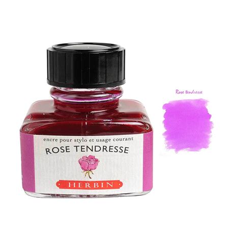 J. Herbin Rose Tendresse Ink Bottle - 30ml – Makoba