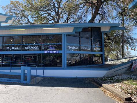 Dining in at San Antonio's Dry Dock Oyster Bar at 40 years at sea