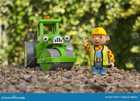 Bob the builder and Roley editorial image. Image of site - 26417935