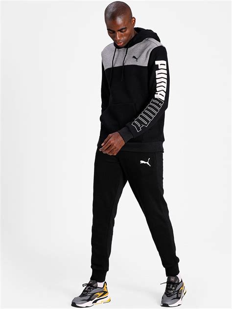 Puma Men Black Essentials Logo Track Pants - Price History
