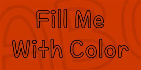 Image result for Fill Color Font Design