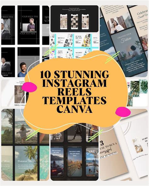 Create Reels That Shine: 10 Stunning Instagram Reels Templates Canva ...