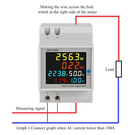 AC Digital MultiMeter, DROK AC 40-300V 100A Multi India | Ubuy