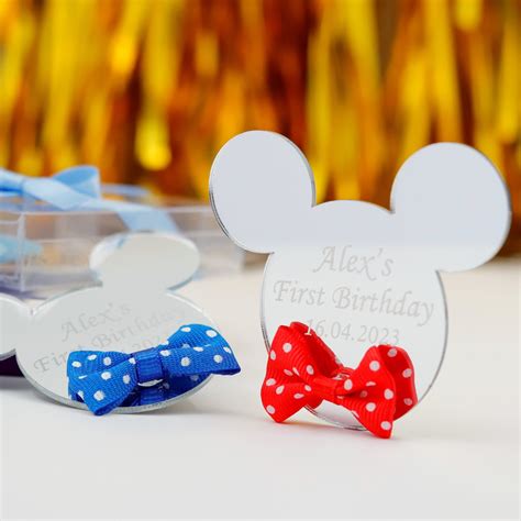 Minnie Mouse Ears Party Favors, Personalized Birthday Favors, Mickey ...