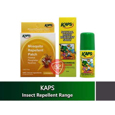 KAPS Natural Insect Repellent Spray 75ml / Stick 34g / Cream 30g ...