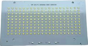 StrawHat 100w LED MCPCB with 2 Drivers Requred (2X50W), 200 LEDs White ...