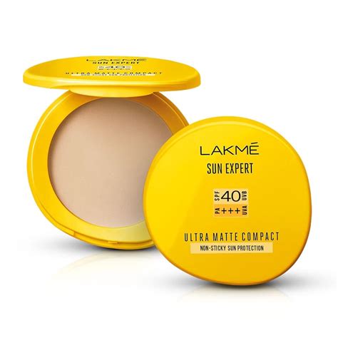 Buy Lakme Sun Expert Ultra Matte Spf 40 Pa+++ Compact, Non Greasy Non ...