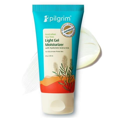 Pilgrim Australian Tea Tree Light Gel moisturizer for face for oily ...