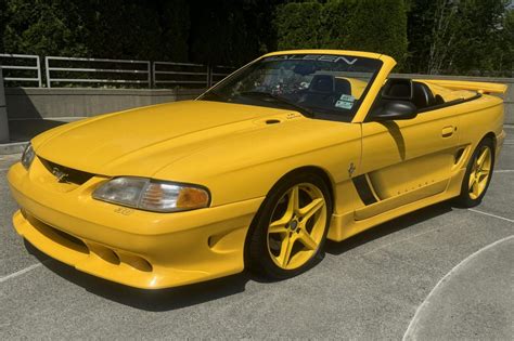 Ex–George Foreman 1995 Ford Mustang Saleen S351 Convertible 5-Speed for sale on BaT Auctions ...