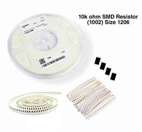 10K Ohm (1002) SMD Resistor 1206 || 10K Ohm SMD Resistor Price