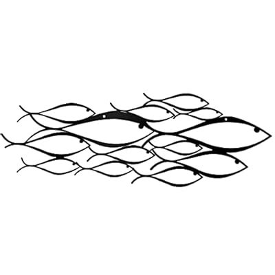 Funrous Nautical Metal Wall Art of Fish Modern Art Work India | Ubuy
