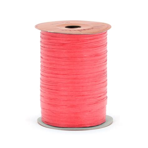Berwick Wraphia II Matte Paper Craft Ribbon, 100-Yard Spool, Red ...