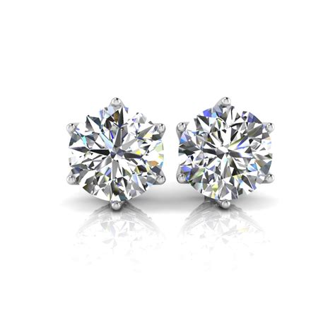 The Adhira Silver Solitaire Earrings – iskiuski.com