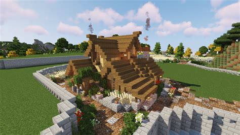 Image result for Minecraft Large Farm House Tutorial