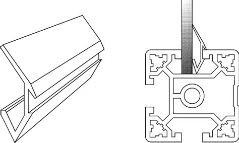 XDET 3 A FlexLink | FlexLink Grey PVC Rim Strip, 5.5mm Groove Size, 3m ...
