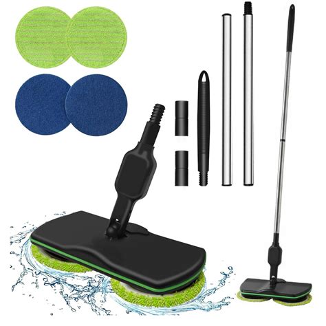 Hinzonek Cordless Electric Mop: Powerful, Quiet Cleaner & Polisher for ...