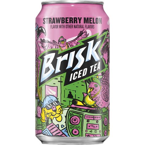 Brisk Iced Tea, Strawberry Melon (12 oz) Delivery or Pickup Near Me ...