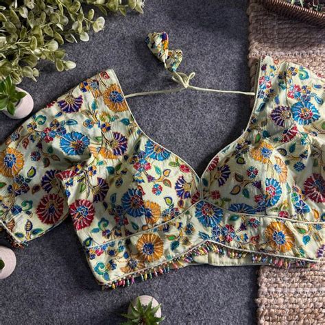 SABYASACHI INSPIRED HEAVY POSITION WORK BLOUSE – RK Blouses