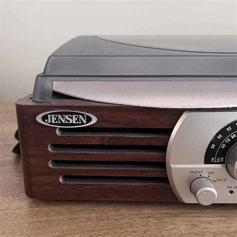 Jensen record player with speaker 🤎 ALD cover is not... - Depop
