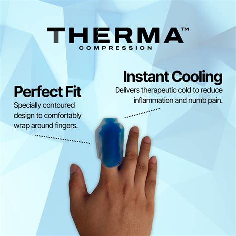 THERMA Compression - Finger Ice Pack – Targeted Cold Therapy for Finge ...