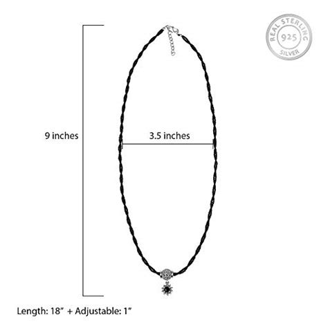 Buy GIVA AVNI 925 Oxidised Silver Two Layer Beaded Sunflower Necklace ...