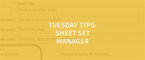 Image result for Sheet Set Manager AutoCAD Tutorial