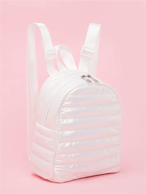 Mini Quilted Detail Classic Backpack | SHEIN USA