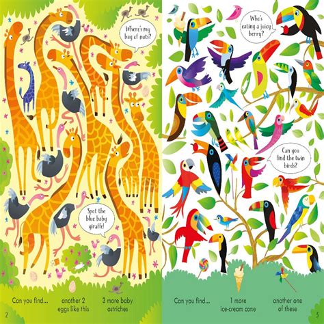 Usborne Look And Find Puzzles At The Zoo — Toycra
