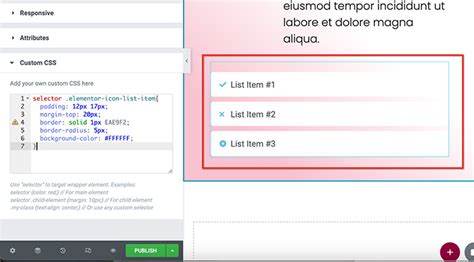 Using CSS in WP Elementor 的图像结果