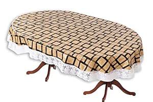 Buy The Furnishing Tree Oval Shaped WxL 60x90 Inch 6 Seater Table Cover ...