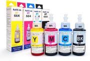 Epson EPSON L210, L110, L220, L350, L565, l1300 ORIGINAL INK SET Tri ...