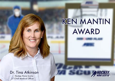 DR. TINA ATKINSON WINS KEN MANTIN AWARD | Hockey Nova Scotia