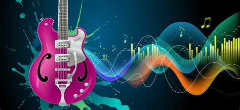 Colorful Musical Background Color, Beautiful, Ripple, Music Background ...