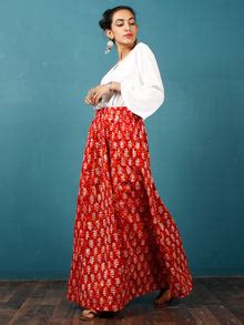 Hand Block Printed Wrap Around Skirts – InduBindu