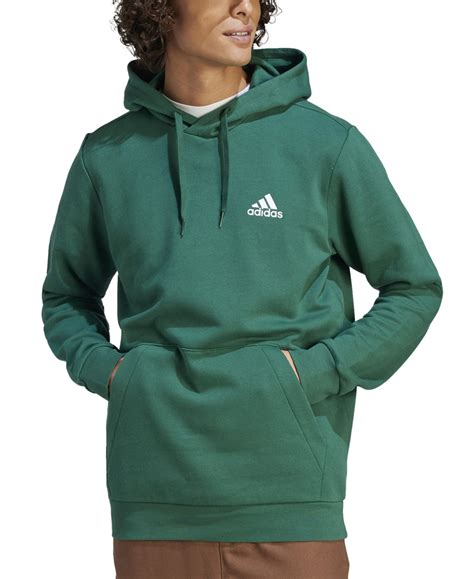 Adidas Originals Men's Feel Cozy Essentials Fleece Pullover Hoodie In ...