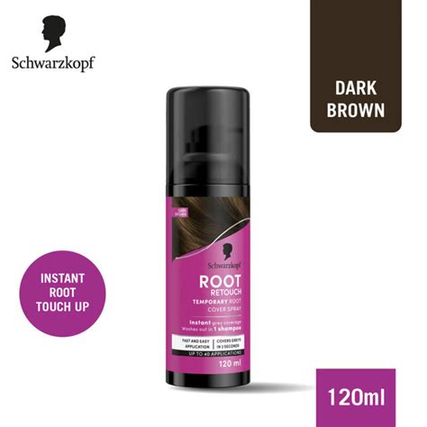 Buy Schwarzkopf Root Retouch Spray, Dark Brown, 120ml Online ...