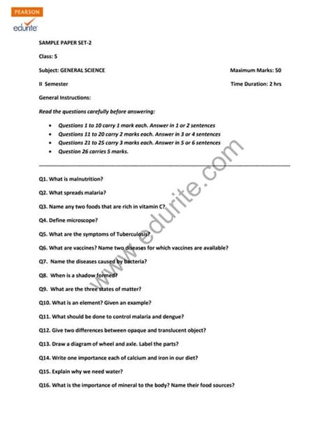 Class 5 CBSE Science 的图像结果