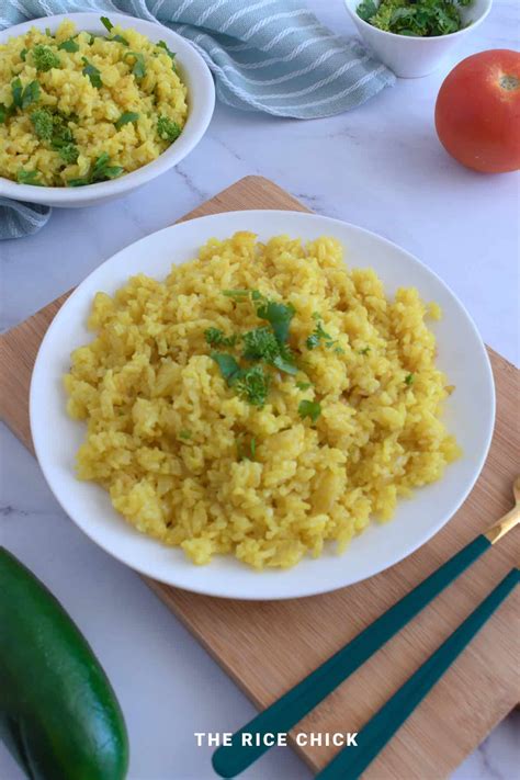 Mediterranean Yellow Rice - The Rice Chick