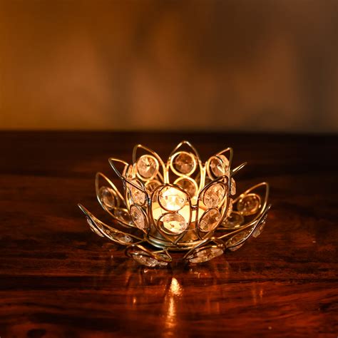 Crystal Stone Candle Holder – Coral Tree