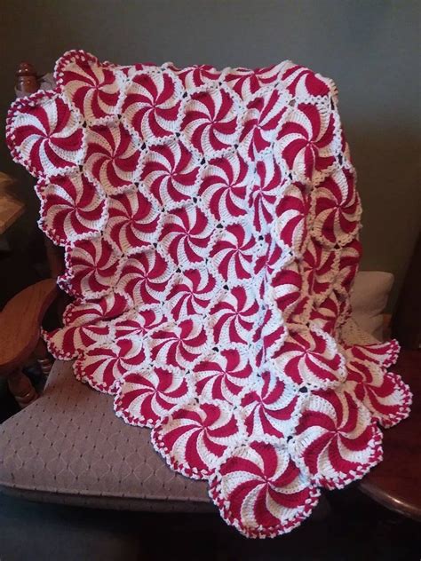 Peppermint Candy Afghan Tutorial 的图像结果