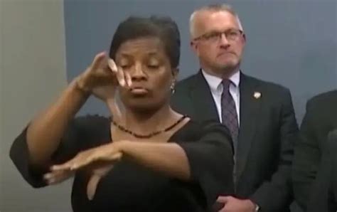 Image result for Fraudulent Sign Language Interpreter