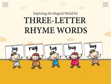 Exploring the Magical World for Three-Letter Rhyme Words