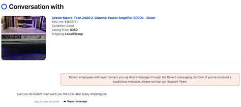 Is this a scam? : r/Reverb