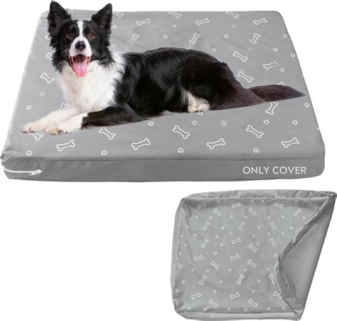 Amazon.com : Waterproof Dog Bed Cover, Removable Dog Bed Covers ...