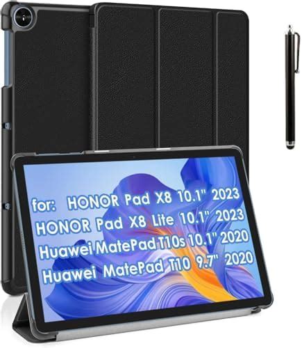 M.G.R.J® Smart Trifold Hard Shell Flip Case Cover for Honor Pad X8 10.1 ...