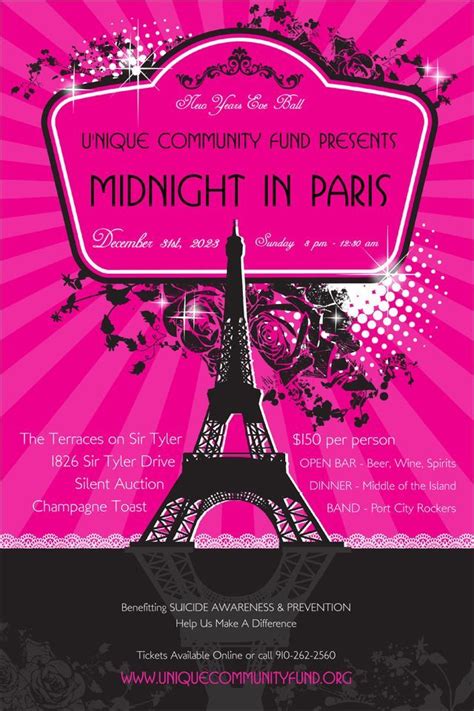 UNiques New Years Eve Ball - Midnight in Paris!, Terraces on Sir Tyler ...