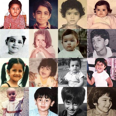 Childhood Photos Of Bollywood Stars With Names
