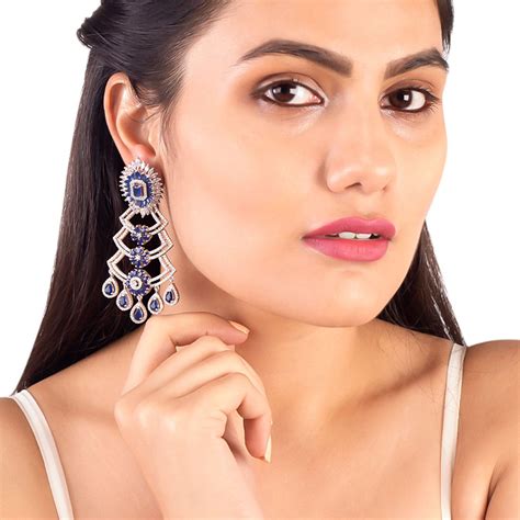 Layered Cutwork Design Drop Earrings – VOYLLA