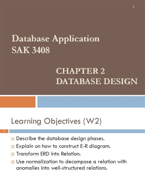 Database Design Phases and E-R Diagram Construction | PDF | Conceptual ...